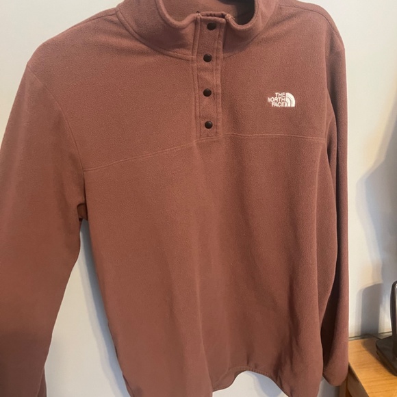 Women’s The North Face TKA Glacier Snap-Neck Fleece Pullover - Picture 2 of 5